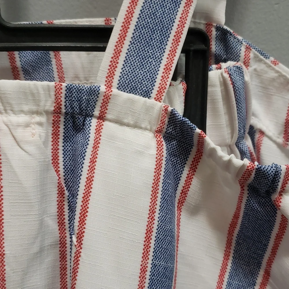 Love Squared Girls NWT Striped Tank Style Top and Shorts Set, Girls 10